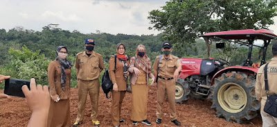 Bappeda Ciamis Tinjau Klaster Jagung Bank Indonesia di Pangangonan